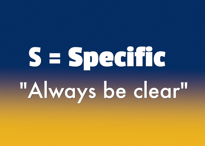 Be specific with questions.